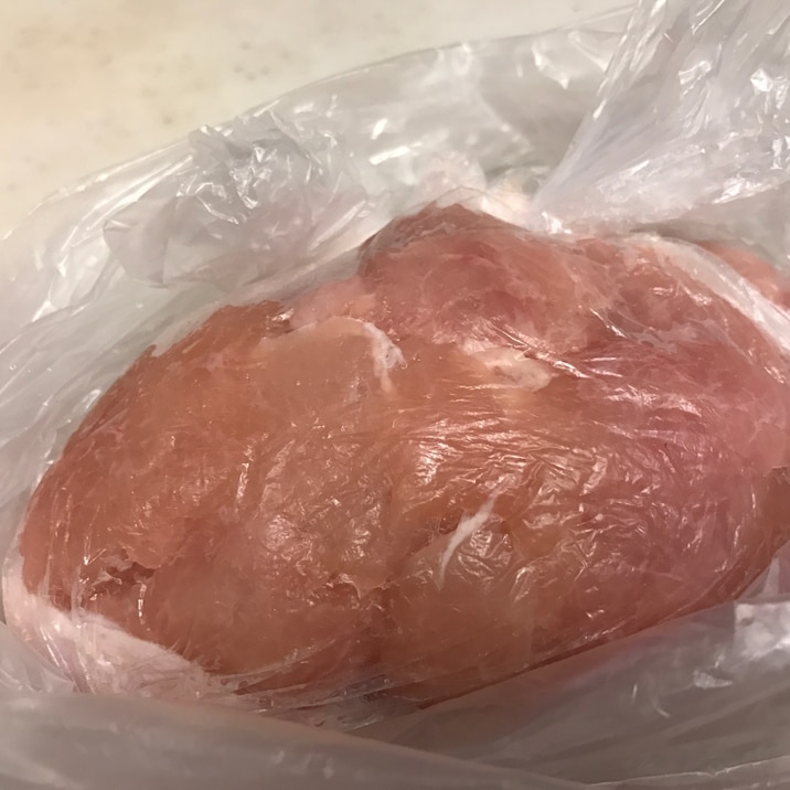 鶏胸肉の下処理&保存